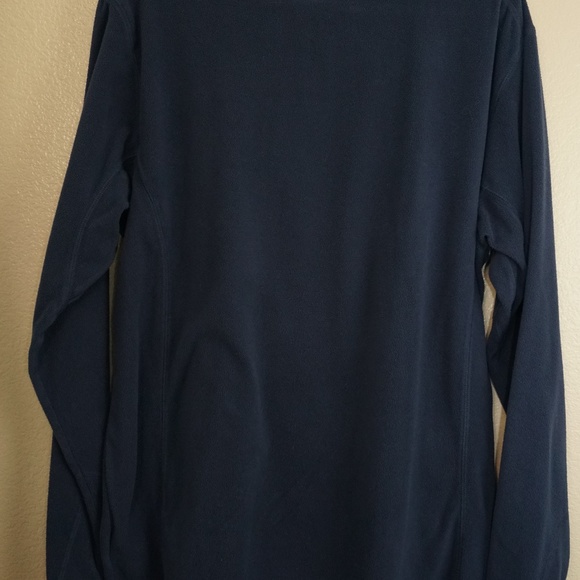 Columbia men's Half zip Blue Fleeece jacket Med - Picture 4 of 4